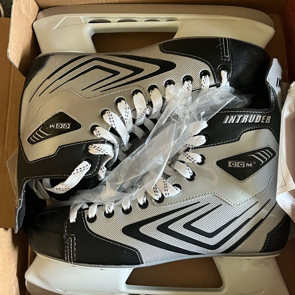 CCM Intruder Black and Gray Men's Athletic Skates